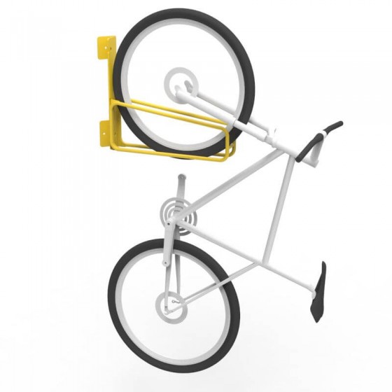 angled bike rack